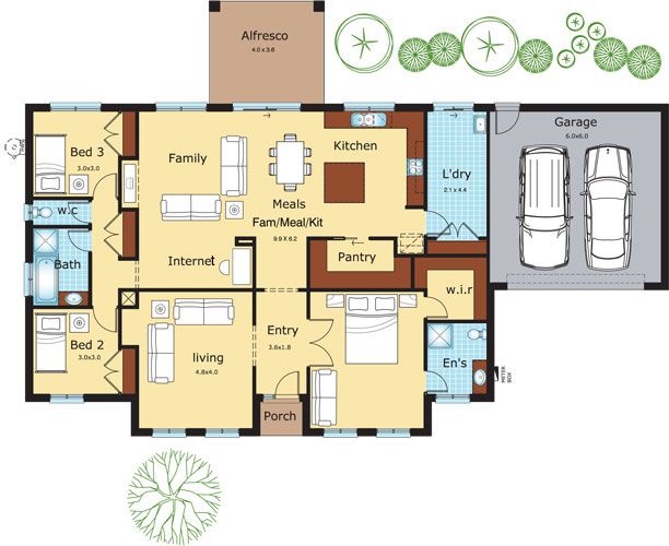 Ballan 25 Traditional Floor Plan