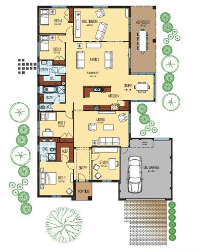 Entertainer 313 Floor Plan