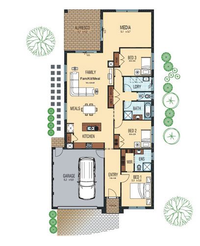 Glenelg Series 1 MKII Floor Plan
