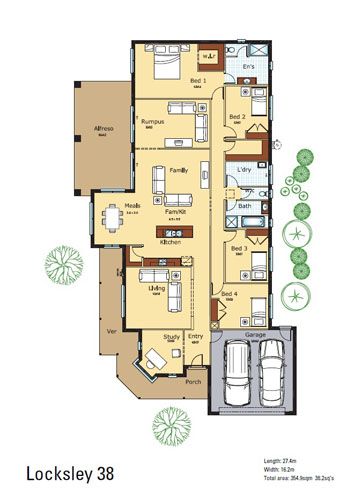 Locksley 38  Floor Plan