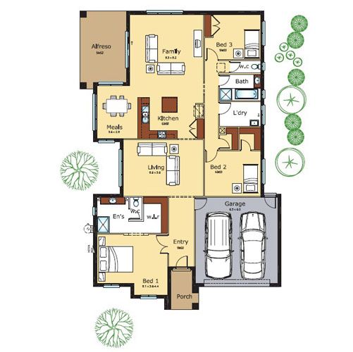 Monterey 28 Series 2 Floor Plan