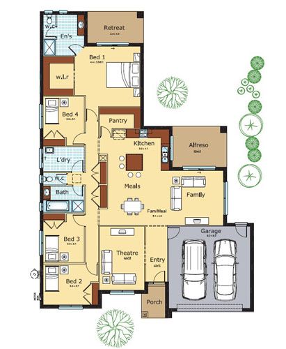 Seaton 28R Floor Plan