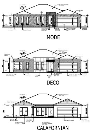 Seaton Facade Options