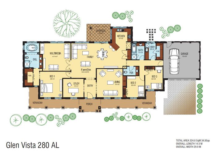 Vista 280 Floor Plan