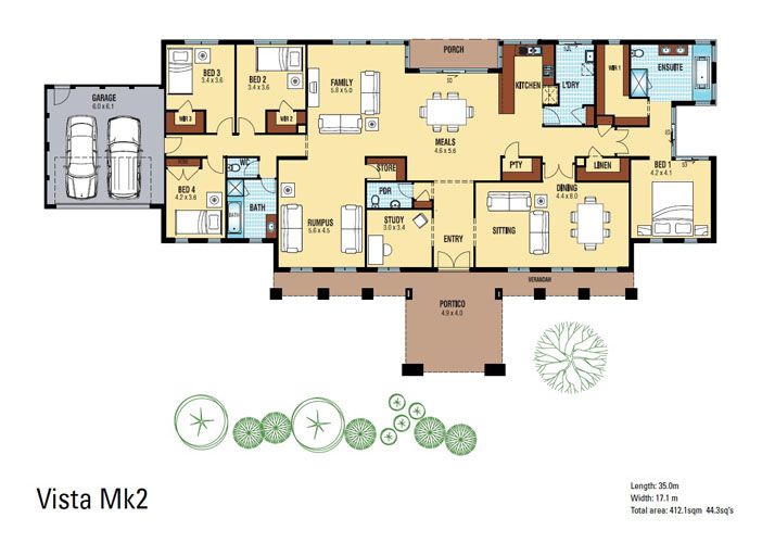 Vista Mk2 Floor Plan