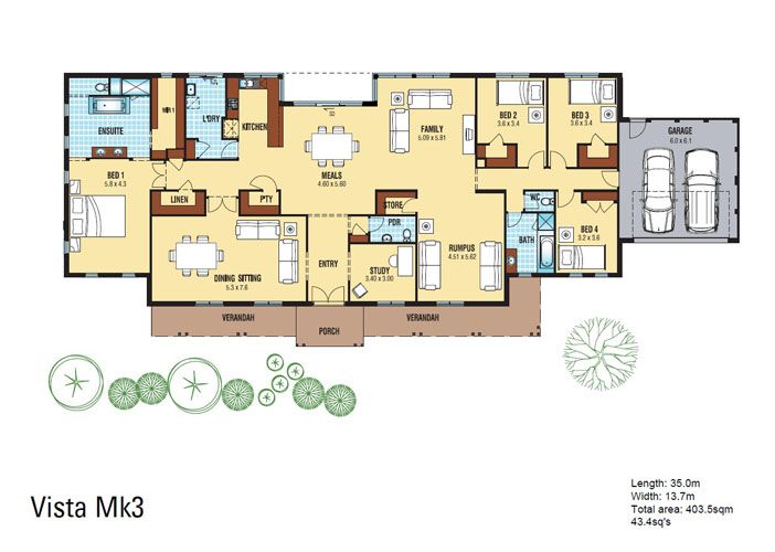 Vista Mk3 Floor Plan