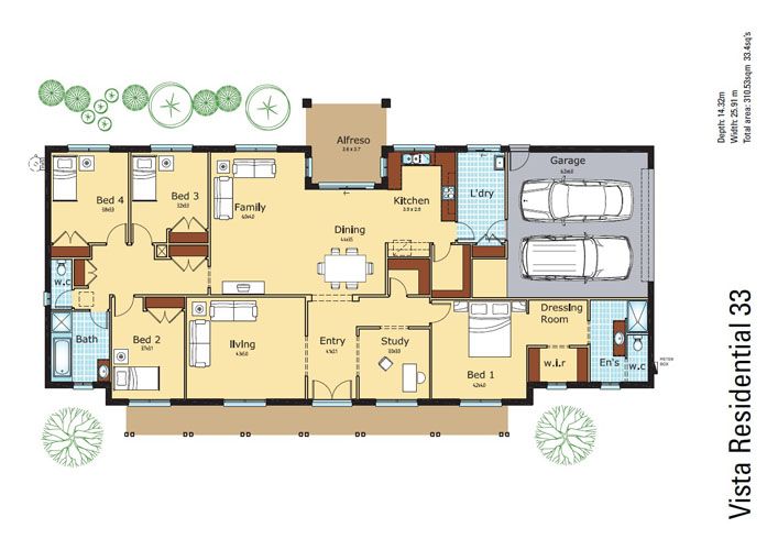 Vista Res 33 Floor Plan